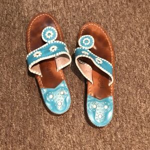 Jack Rogers Blue Sandals